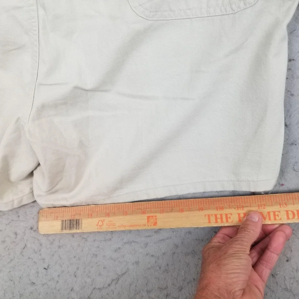 Weekender Shorts Mens 40 Beige Chino Cotton Elastic Waist 6 Inseam Casual Travel